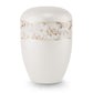 Arboform White Rose Border Urn (Pearl) - XL Adult