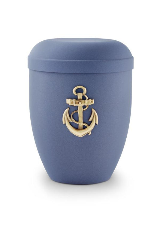 Arboform Gold Anchor Urn (Blue) - XL Adult