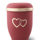 Arboform Entwined Hearts Urn (Red and Gold) - XL Adult
