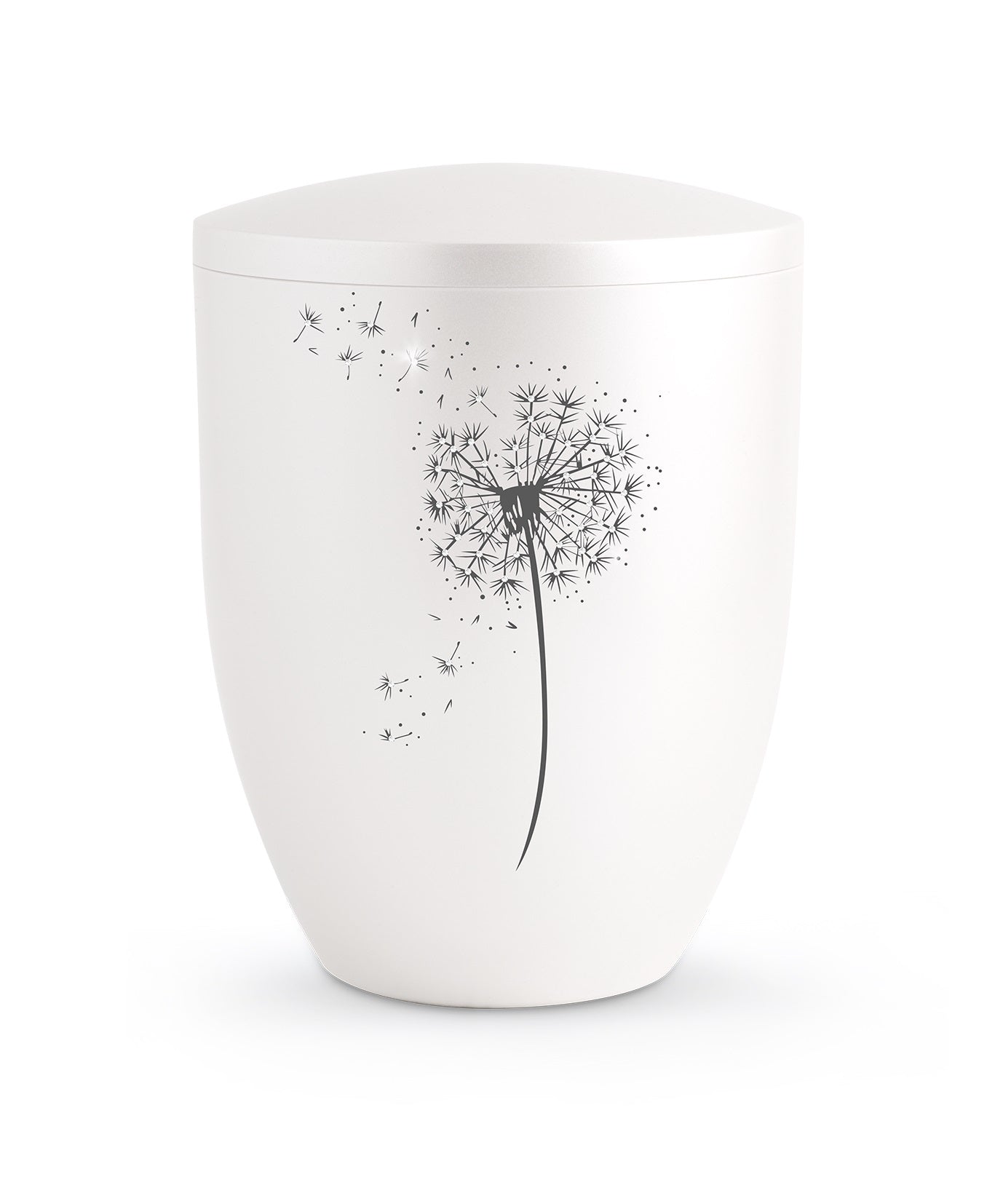 Arboform Crystal Dandelion Urn (Pearl) - XL Adult