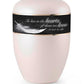 Arboform Feather Border Urn (White) – Adult
