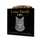 Cat Memorial Granite Photo Vase