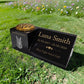 Cat Memorial Granite Photo Vase & Plaque Combination