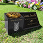 Cat Memorial Granite Photo Vase & Plaque Combination