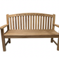 Bowback Teak Memorial Bench – Engraved Directly Into the Wood