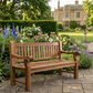 Premium Chunky Teak Memorial Bench, Add Your Personal Engraving