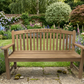 Bowback Teak Memorial Bench – Engraved Directly Into the Wood