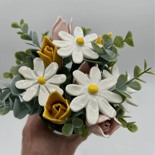 Colourful Garden Grave Pot