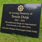 Personalised Granite Memorial Plaque with Stand - Built To Last Forever Buddhist