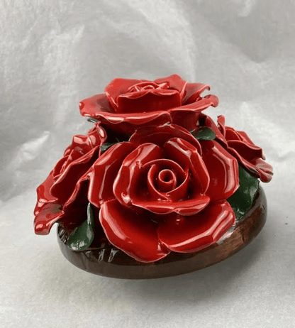Cluster of Ceramic Roses
