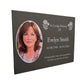 Photo Slate Memorial Plaque,  Carnation, Add a Portrait & Personalised Text | 35×25cm (14×10”)