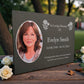 Photo Slate Memorial Plaque,  Carnation, Add a Portrait & Personalised Text | 35×25cm (14×10”)