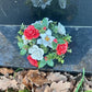 Christmas Flower Grave Vase