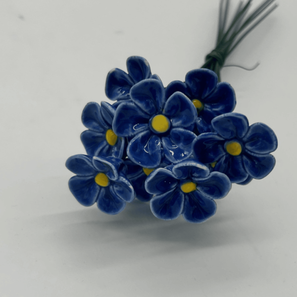 Forget-Me-Not & Lily Grave Pot