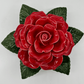 Single Red Ceramic Rose