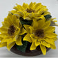 Cluster of Ceramic Sunflowers