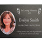 Photo Slate Memorial Plaque, Daffodil, Add a Portrait & Personalised Text | 35×25cm (14×10”)