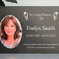 Photo Slate Memorial Plaque, Daffodil, Add a Portrait & Personalised Text | 35×25cm (14×10”)