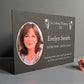 Photo Slate Memorial Plaque, Daffodil, Add a Portrait & Personalised Text | 35×25cm (14×10”)