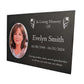 Photo Slate Memorial Plaque, Daffodil, Add a Portrait & Personalised Text | 35×25cm (14×10”)
