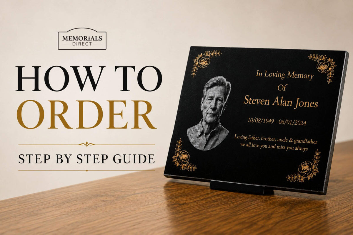 Load video: How To Order - Memorials Direct