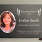 Photo Slate Memorial Plaque,  Lavender, Add a Portrait & Personalised Text | 35×25cm (14×10”)