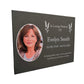 Photo Slate Memorial Plaque,  Lavender, Add a Portrait & Personalised Text | 35×25cm (14×10”)