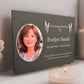 Photo Slate Memorial Plaque,  Lavender, Add a Portrait & Personalised Text | 35×25cm (14×10”)