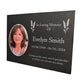 Photo Slate Memorial Plaque,  Lavender, Add a Portrait & Personalised Text | 35×25cm (14×10”)