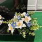 Forget-Me-Not & Lily Grave Pot
