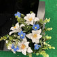 Forget-Me-Not & Lily Grave Pot