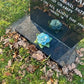 Single Blue Ceramic Rose