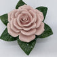 Single Pink Ceramic Rose