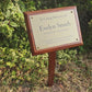 Personalised Acrylic Memorial Plaque
