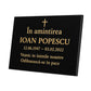 Personalised Granite Memorial Plaque with Stand - Built To Last Forever Romanian