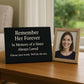 Personalised Granite Memorial Plaque with Stand - Built To Last Forever sister