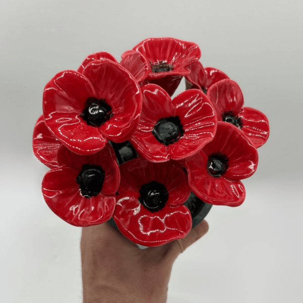 Poppy Grave Pot