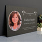 Photo Slate Memorial Plaque, Snowdrop, Add a Portrait & Personalised Text | 35×25cm (14×10”)