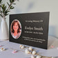 Photo Slate Memorial Plaque, Add a Portrait & Personalised Text | 35 × 25cm (14×10”)