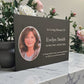 Photo Slate Memorial Plaque, Add a Portrait & Personalised Text | 35 × 25cm (14×10”)
