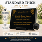 Peace Of Mind Granite Memorial Plaque Package