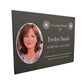 Photo Slate Memorial Plaque, Sunflower, Add a Portrait & Personalised Text | 35×25cm (14×10”)