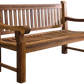 Premium Chunky Teak Memorial Bench, Add Your Personal Engraving