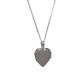 Sterling Silver Heart Pendant For Ashes - Genuine Sterling Silver, Includes Ashes Toolkit