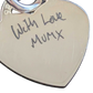Sterling Silver Personalised Heart Handwriting Necklace