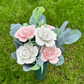 Pastel Rose Grave Pot