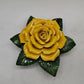 Single Yellow Ceramic Rose